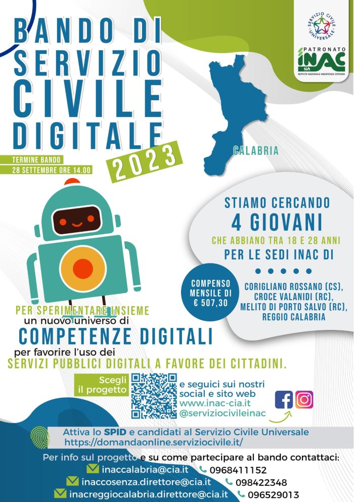 Bando Servizio Civile Digitale Candidature Aperte Fino Al