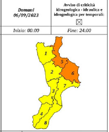 Maltempo Allerta Gialla E Arancione In Calabria Previsti Venti Forti