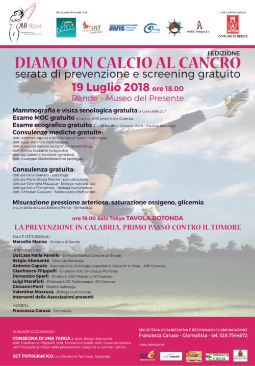 "Diamo Un Calcio Al Cancro" - Iacchite.blog