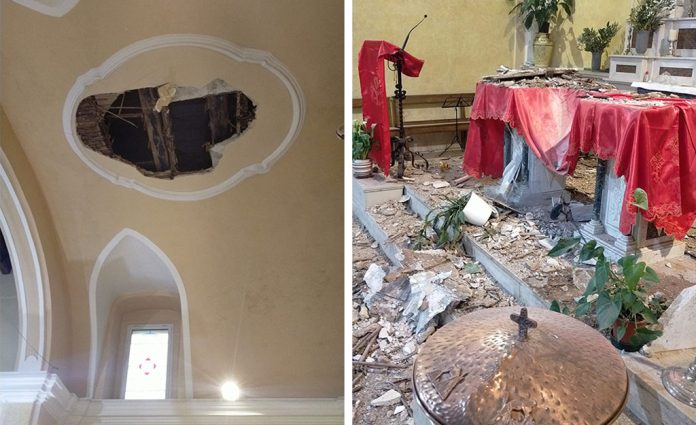 Lamezia, Crolla Parte Del Controsoffitto Della Chiesa Di Magolà ...